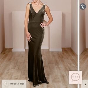 Revelry Velvet Bridesmaid Dress Dakota Style